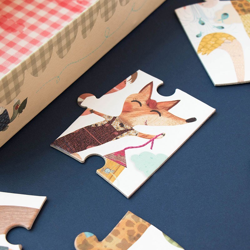 un rompecabezas muy largo